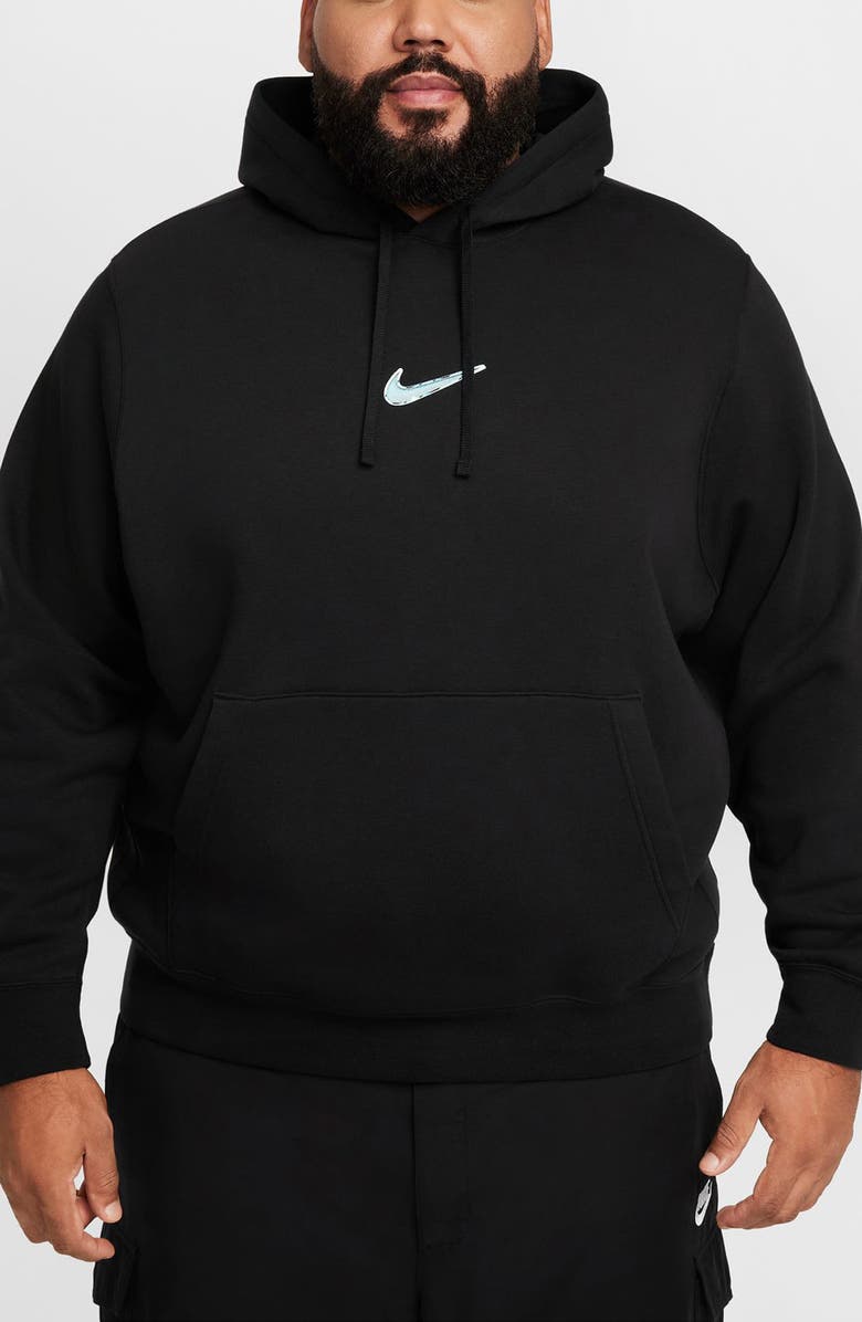 Nike Sportswear Club Brushed Fleece Hoodie, Main, color, 