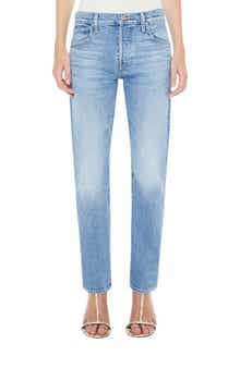 Hiker Hover Mid Rise Slim Straight Leg Jeans