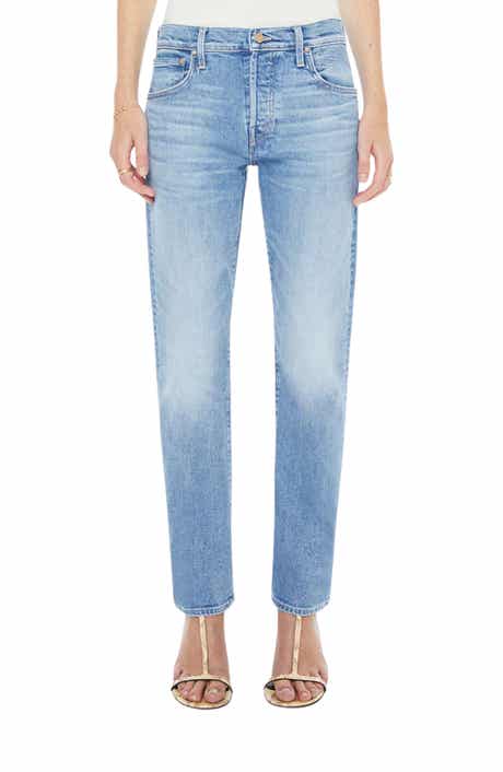 Hiker Hover Mid Rise Slim Straight Leg Jeans