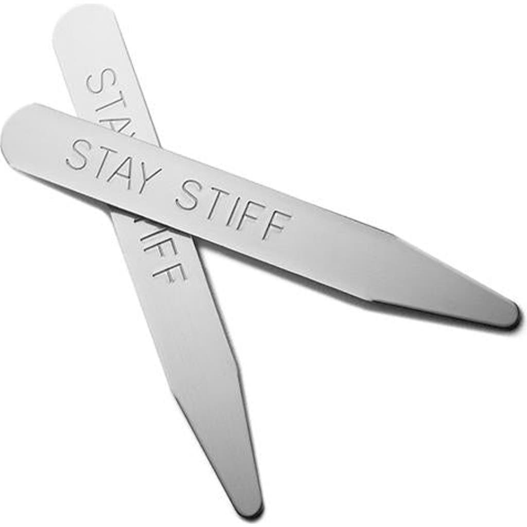 Link Up Stay Stiff Collar Stays In Metallic