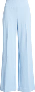 Anne Klein High Waist Pull On Wide Leg Pants