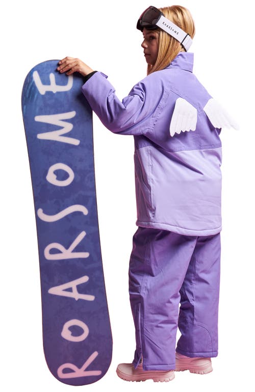 Roarsome Sparkle The Unicorn Ski Jacket In Lilac
