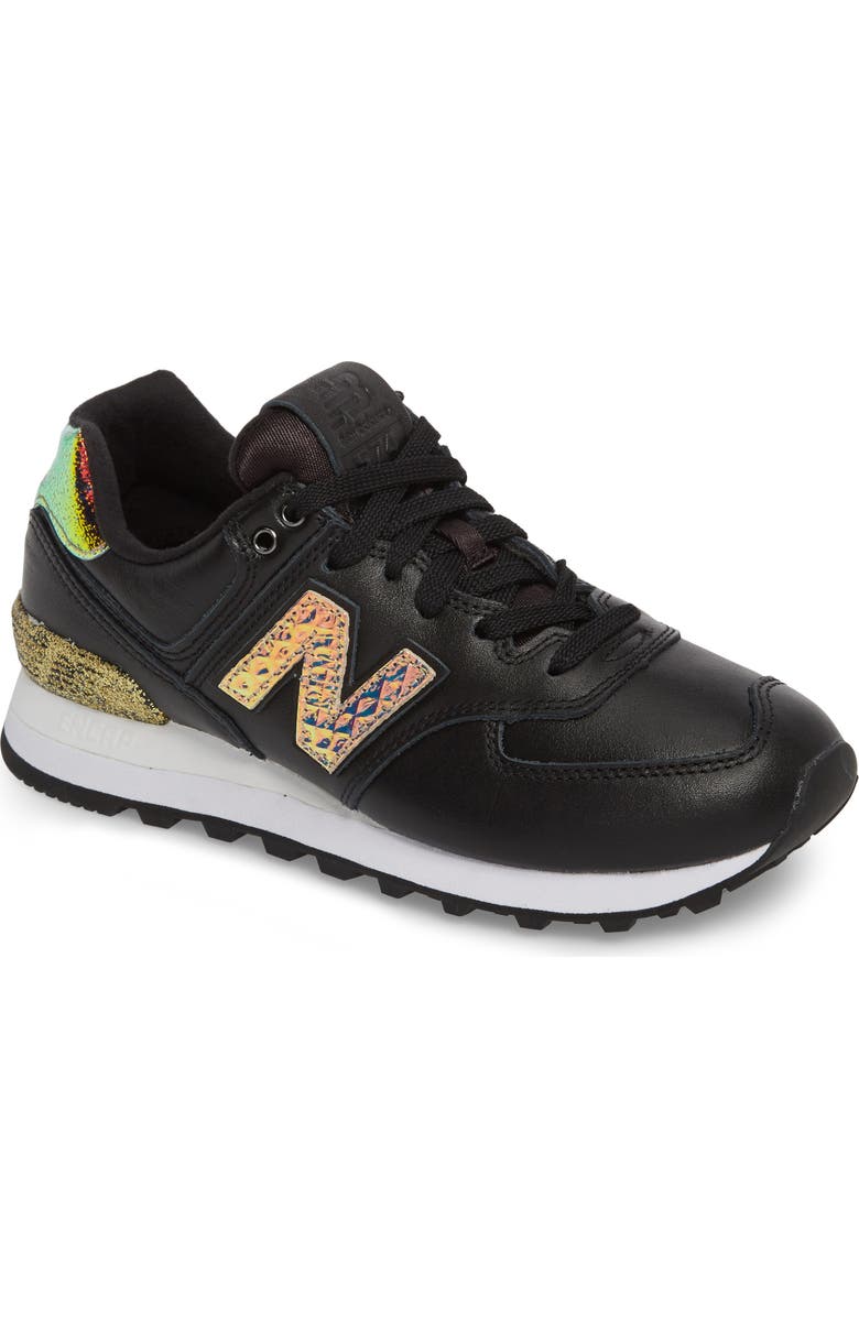 New Balance 574 Glitter Punk Sneaker, Main, color,