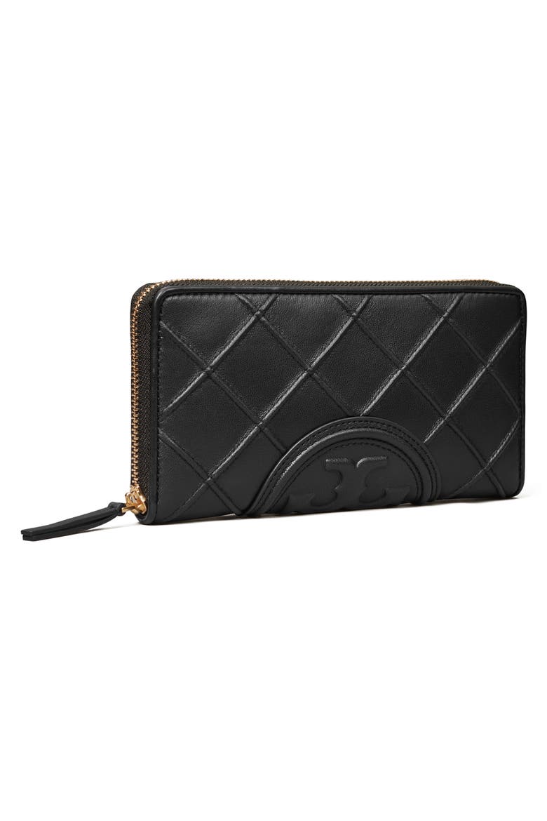 Fleming Soft Leather Continental Wallet, Alternate, color, BLACK