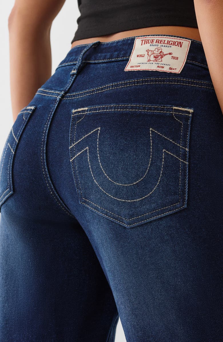 True Religion Sarah High Rise Straight Leg Jeans, Alternate, color, 