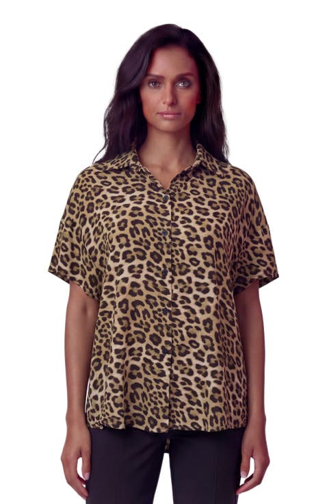 Leopard Womens Printed Shirt