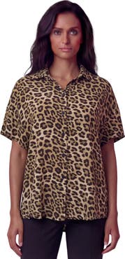 Lords of Harlech Leopard Womens Printed Shirt