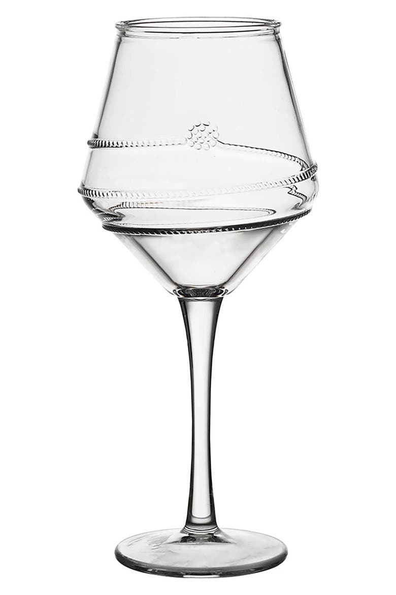 Amalia Acrylic Set of 4 Wine Glasses, Alternate, color, CLEAR