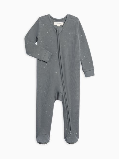 Lane Waffle Knit Footed Sleeper (Baby)