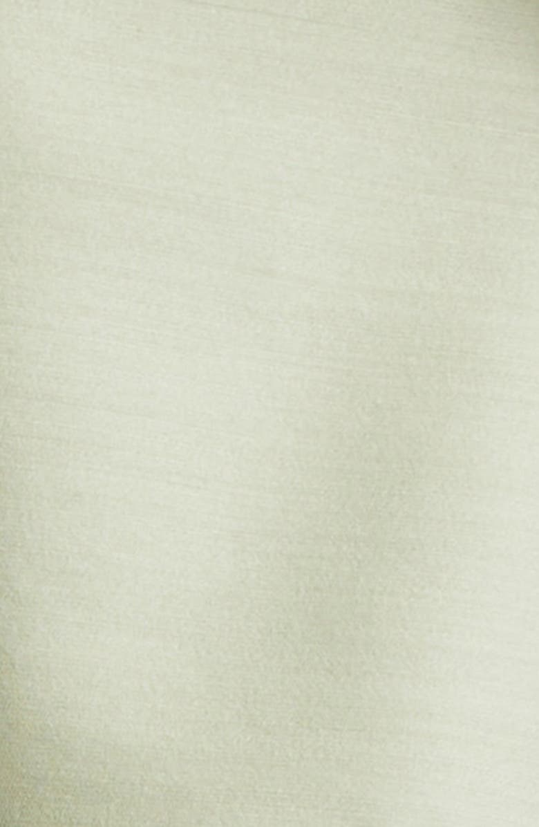 Zimmermann Kindred Spirit Luna Tailored High Waist Wool & Silk Shorts, Alternate, color, Palm