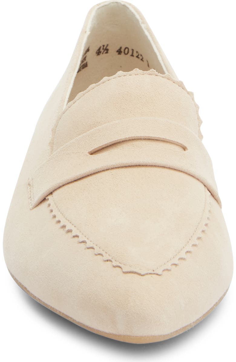Paul Green Penny Loafer, Alternate, color, Biscuit Suede