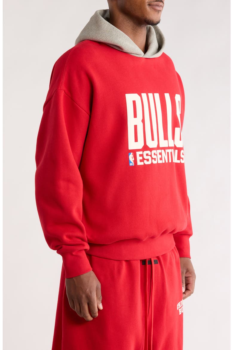 x NBA Bulls Sports Fit Hoodie (Men) | Nordstrom