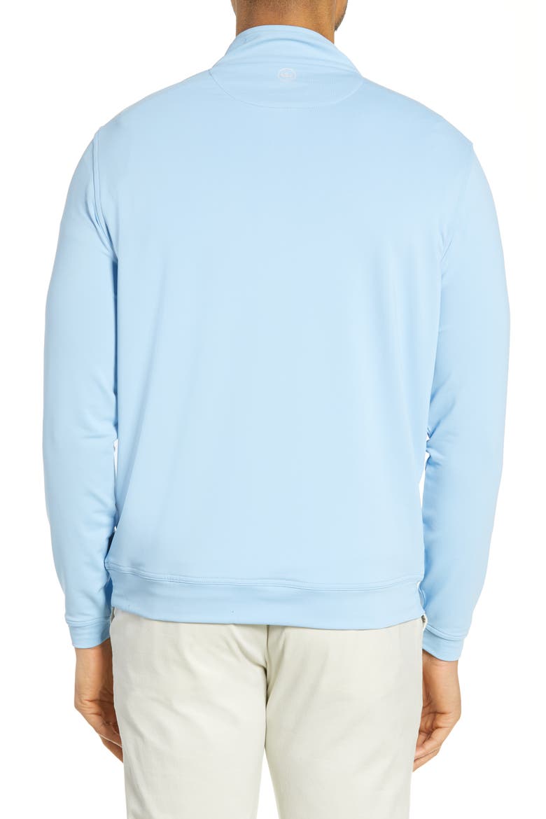 Perth Performance Quarter Zip Sweatshirt, Alternate, color, COTTAGE BLUE
