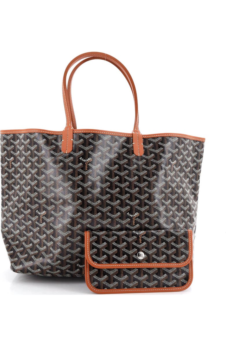 Pre-Owned Goyard Saint Louis Tote Coated Canvas PM, Alternate, color, Black