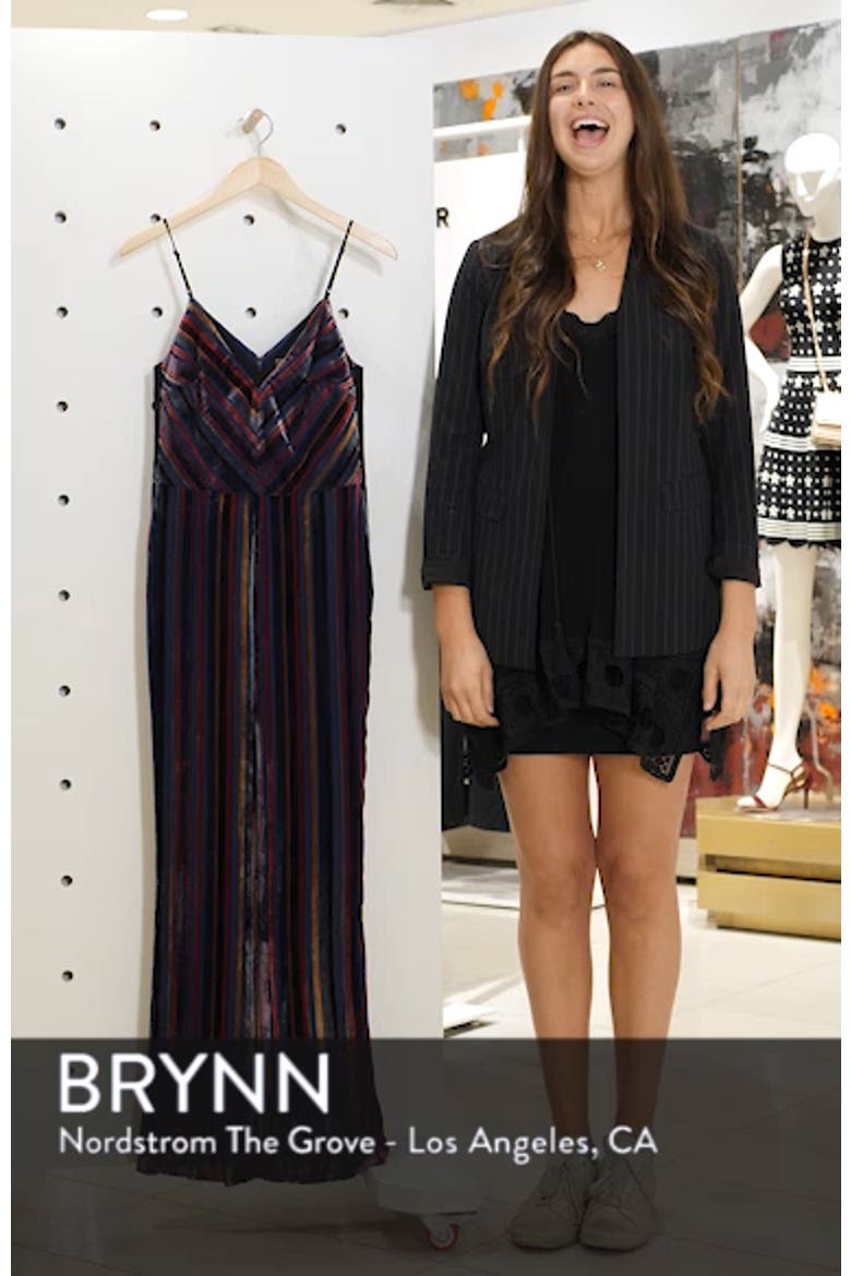 Stripe Velvet Jumpsuit video
