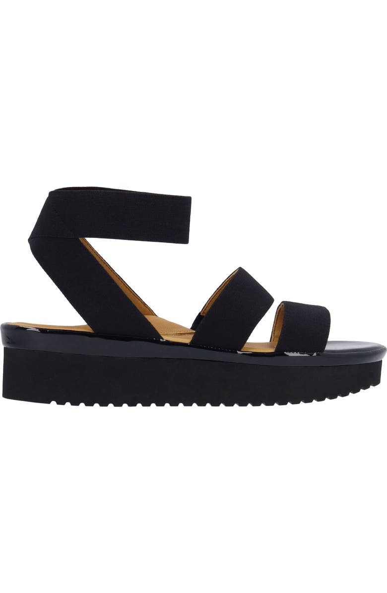 L'Amour des Pieds Avaleena Ankle Strap Sandal, Alternate, color, Black