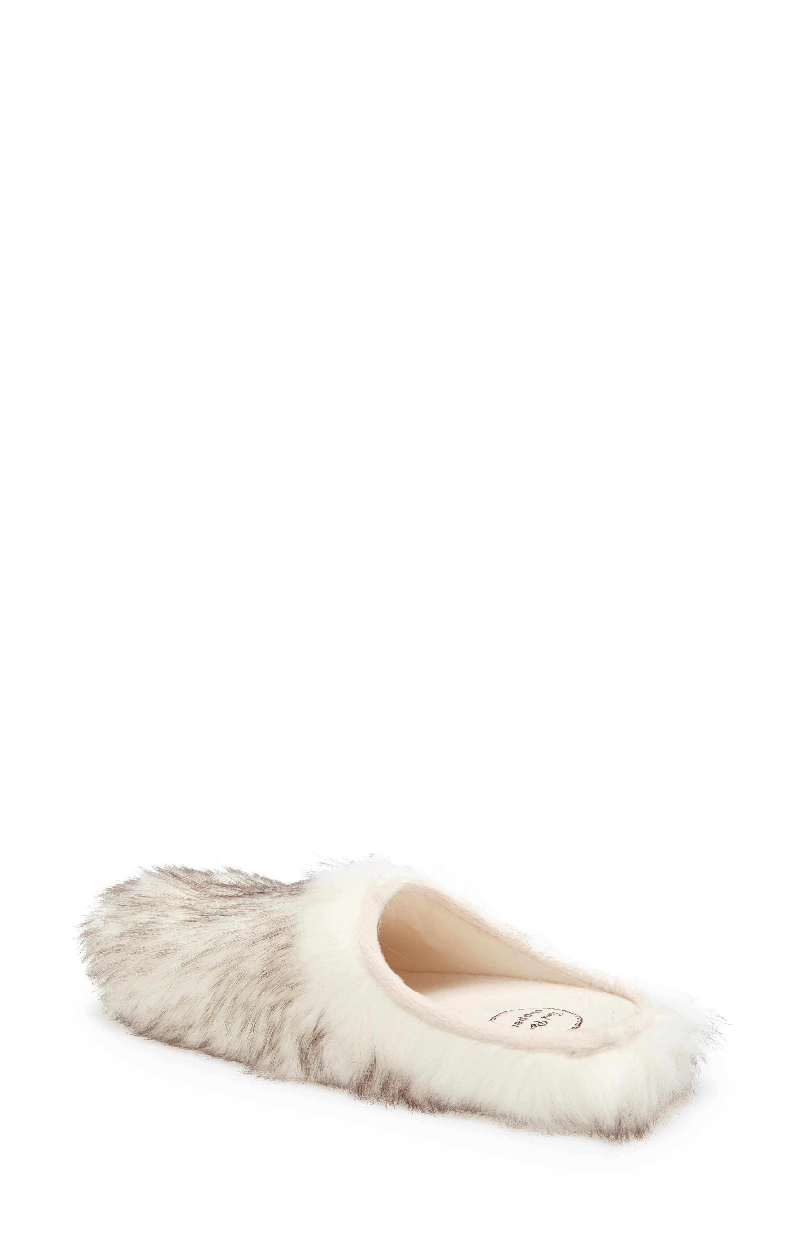 Toni Pons Maui Faux Fur Slipper, Alternate, color, Husky