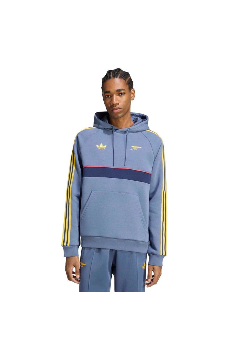 Men's adidas Originals Blue Arsenal Icon Hoodie, Main, color, Blue