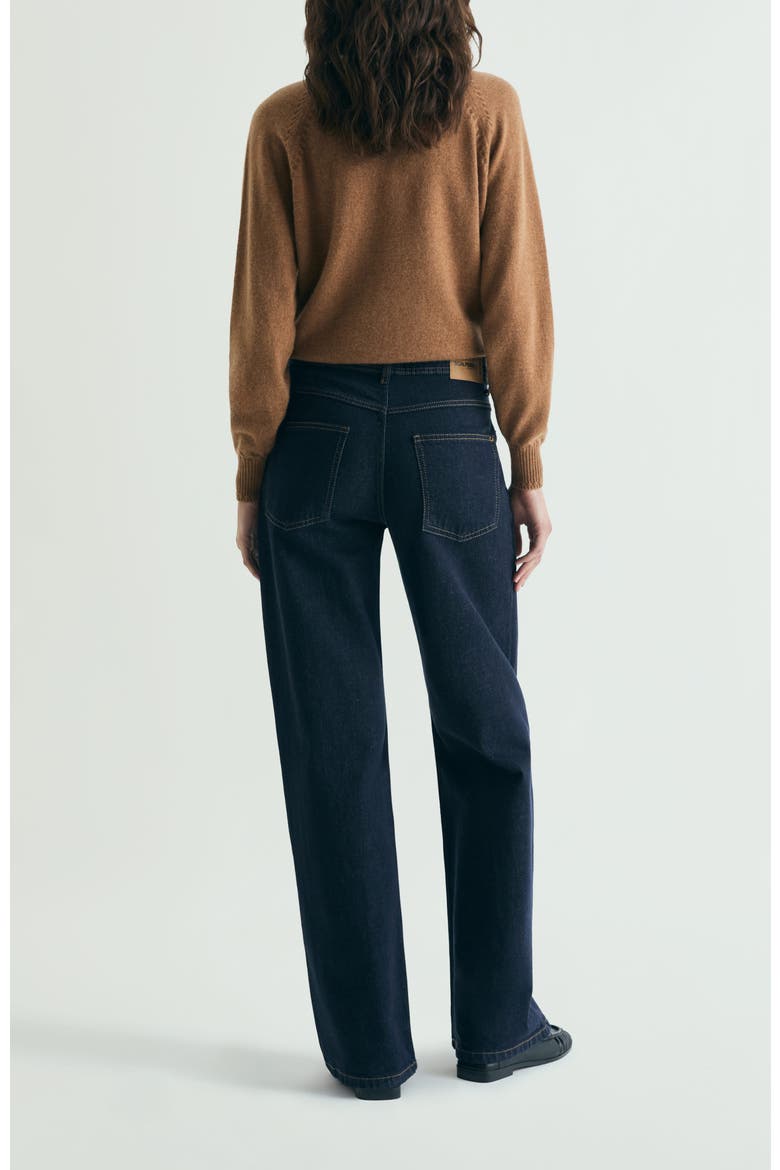 Jeans Waist Lace Detail, Alternate, color, Indigo