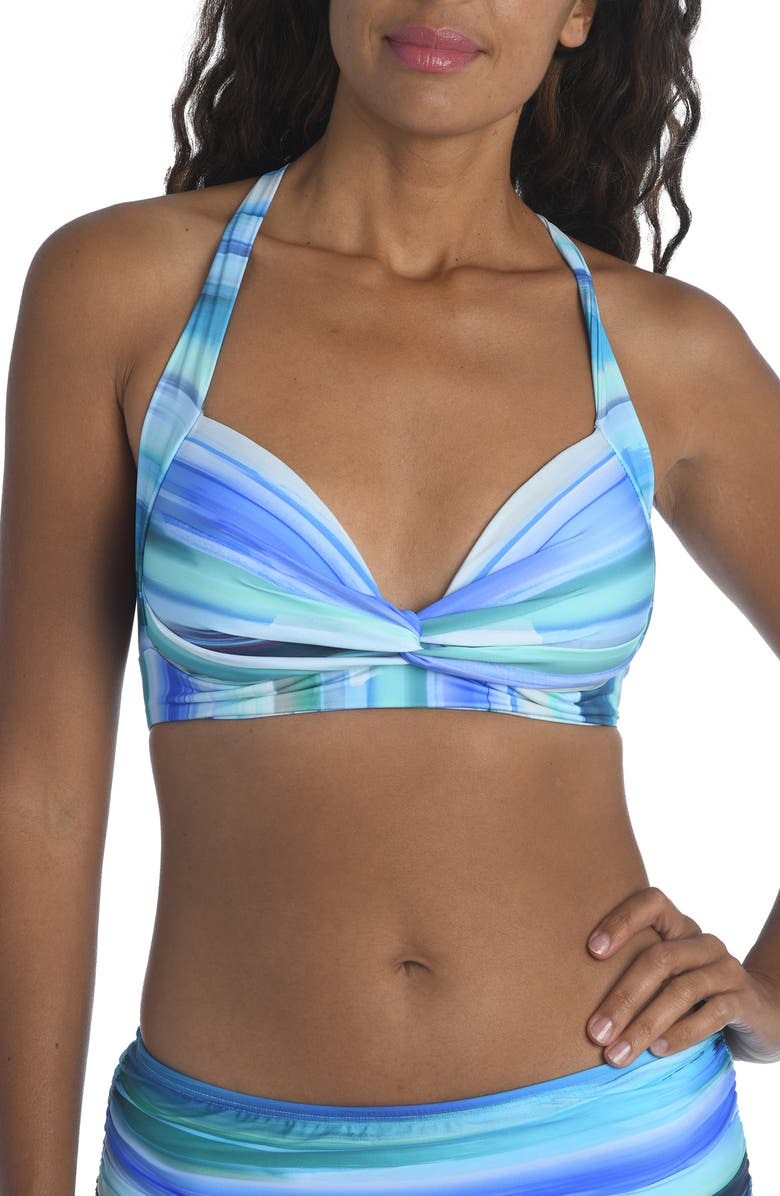 La Blanca Ocean Tides Bikini Top, Main, color, 