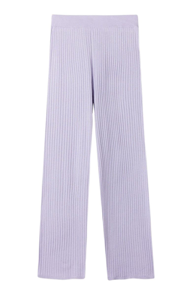 GOBI Mongolian Cashmere Rib-Knit Silk Cashmere Blend Pants, Alternate, color, 