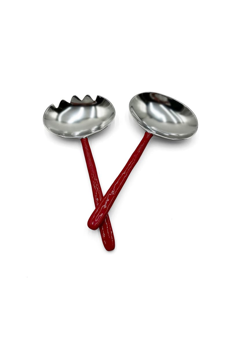San Miguel Salad Server, Alternate, color, Silver