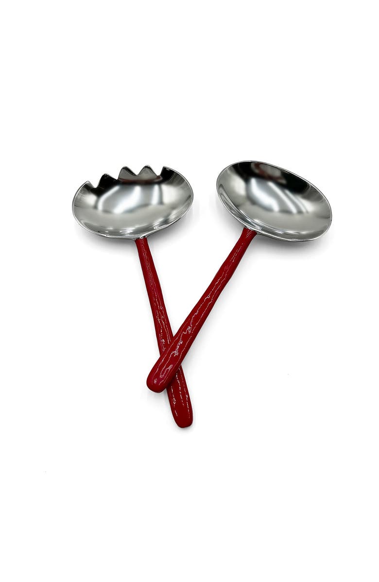 Lunares San Miguel Salad Server, Alternate, color, Silver