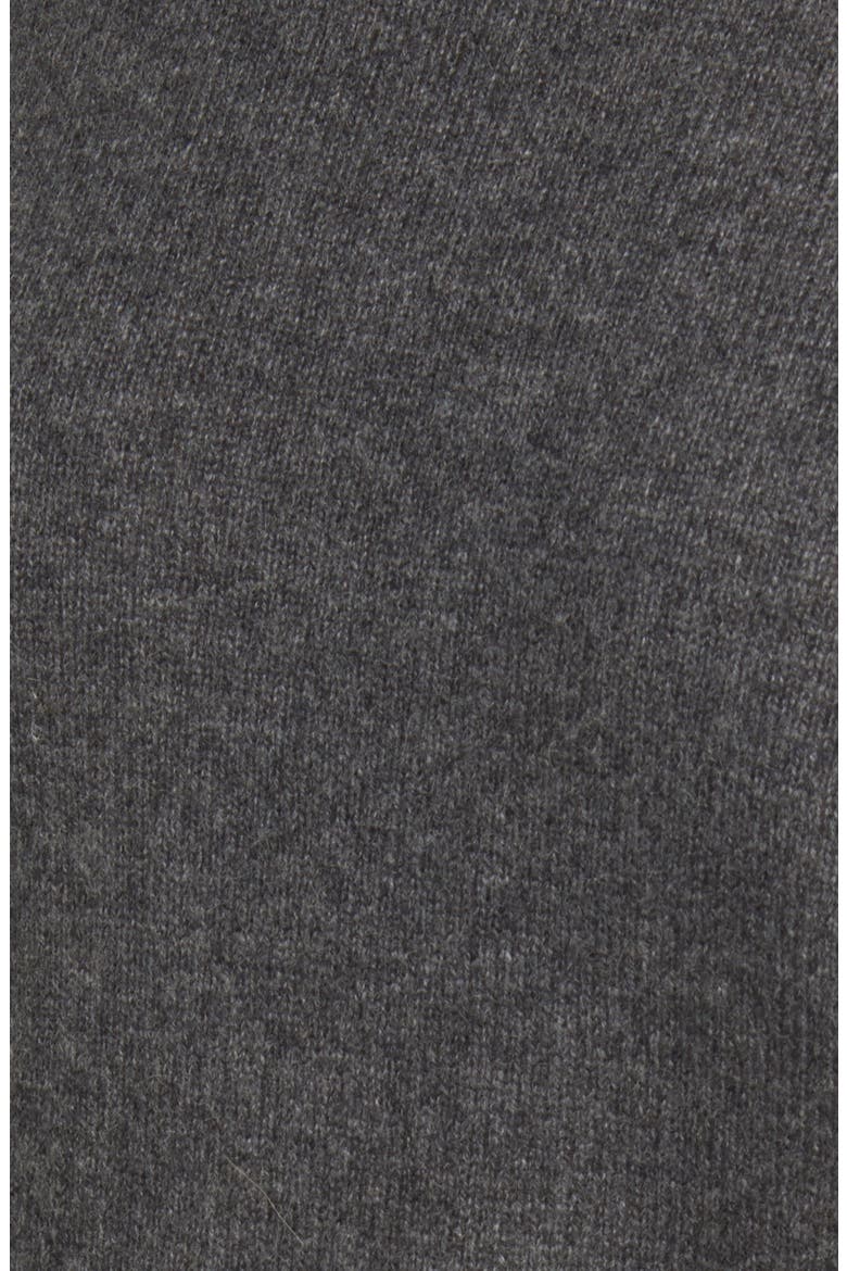 Puff Shoulder Cashmere & Wool Sweater, Alternate, color, DARK GRIS HEATHER