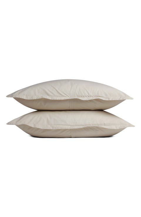 Brushed Cotton Set of 2 Quilted Shams
