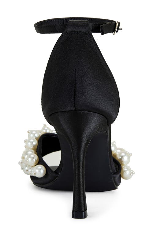 Azalea Wang Romily Ankle Strap Sandal In Black