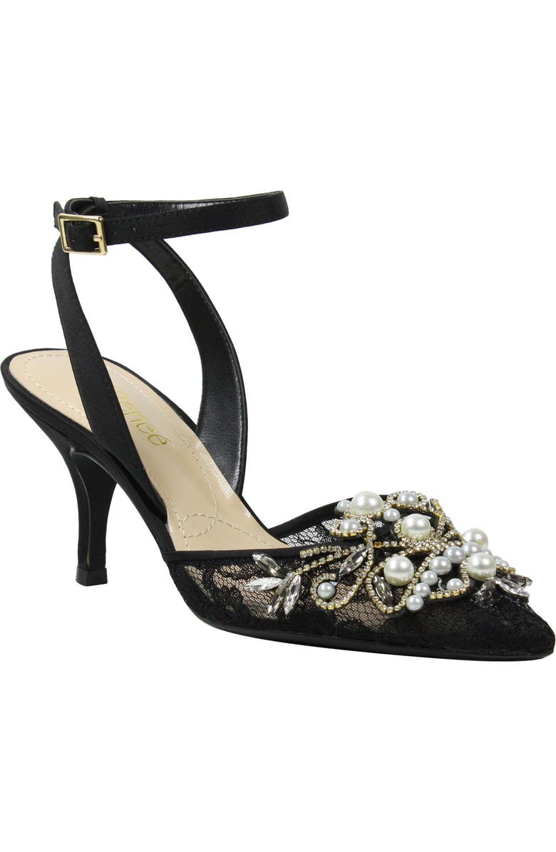 J. Reneé Denaye Ankle Strap Pump, Main, color,