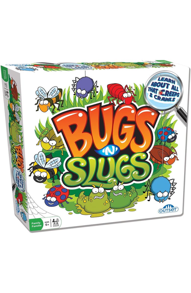 Outset Media Bugs N Slugs Board Game, Main, color, Multicolored