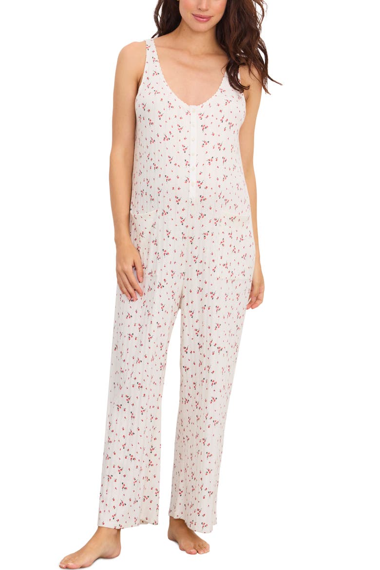 The All Tri Jumpsuit, Main, color, Watercolor Rosette