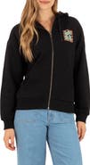 Hurley Hawaiian Kisses Full Zip Graphic Hoodie