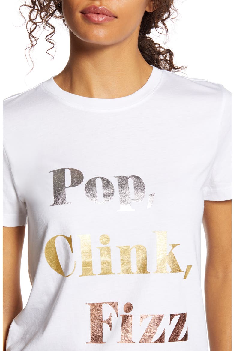 Pop Clink Fizz Graphic Cotton Blend Tee, Alternate, color, WHITE MULTI POP CLINK FIZZ