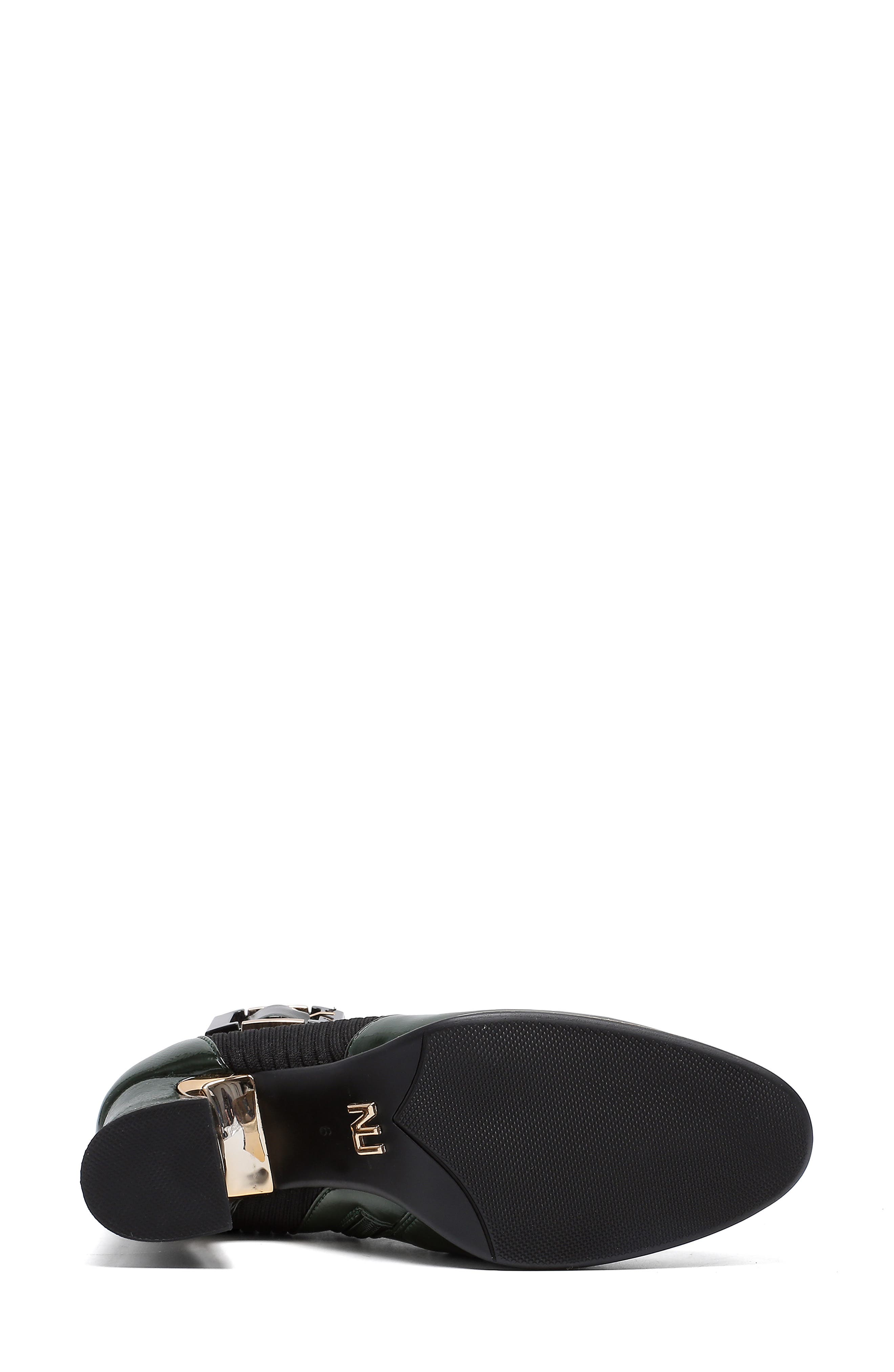 NINETY UNION Tuscani Side Zip Bootie, Alternate, color, Green