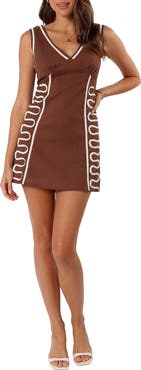 Petal & Pup Alexa Cotton & Linen Sleeveless Minidress