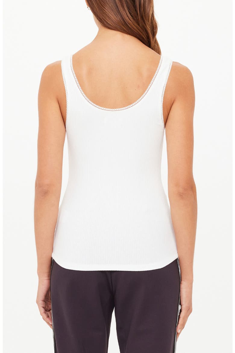 Del Rey Pointelle Tank Top, Alternate, color, NATURAL