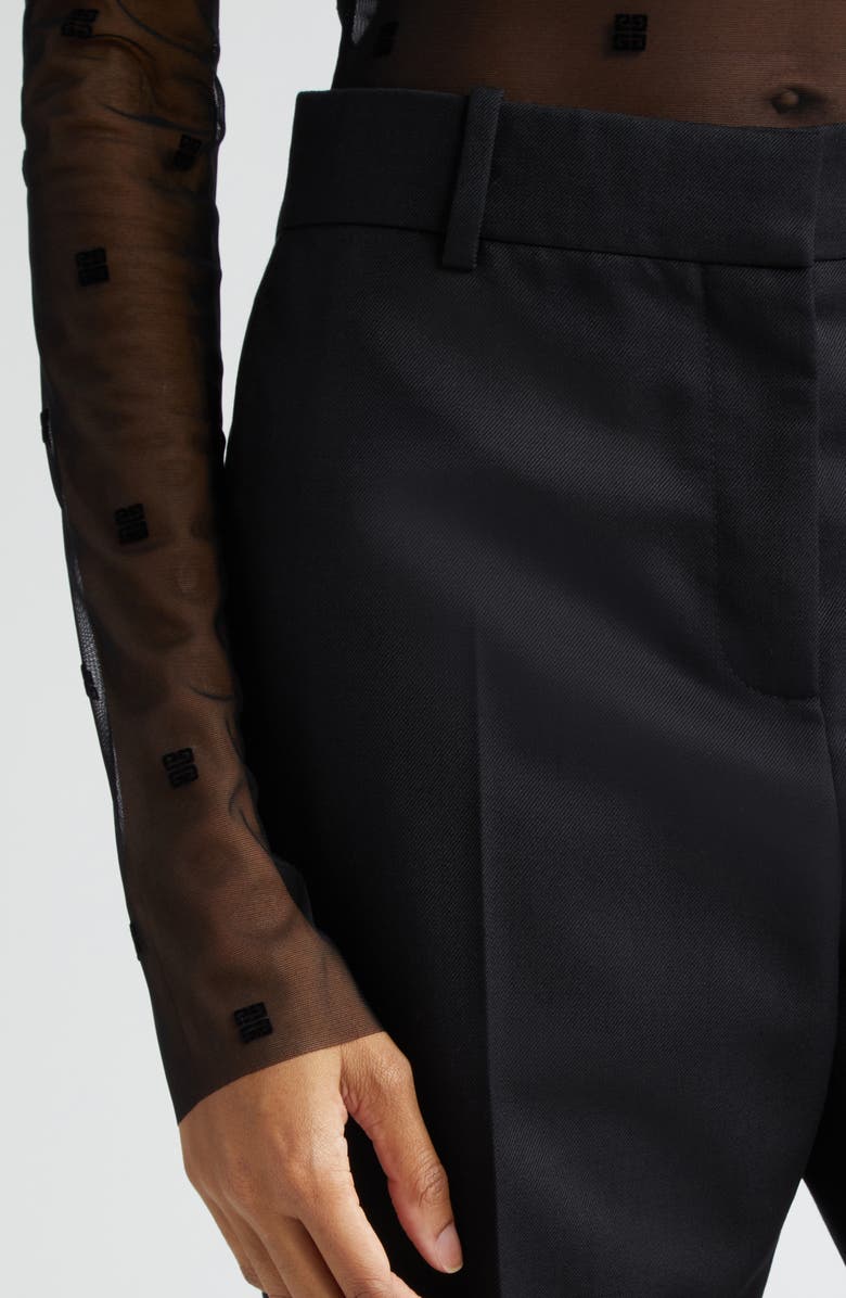 Givenchy Wool & Mohair Straight Leg Pants, Alternate, color, 