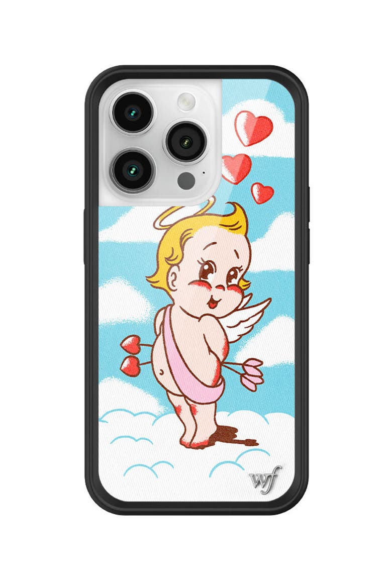 Little Angel iPhone Case, Alternate, color, Blue