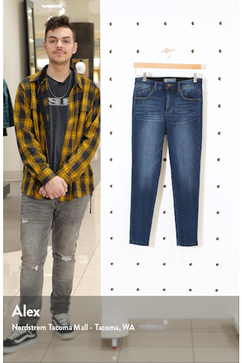 Ab-Solution High Waist Crop Jeans (Nordstrom Exclusive) video