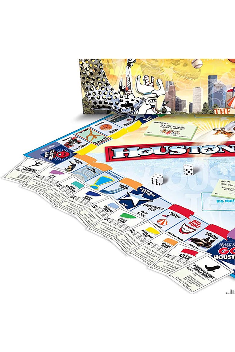 Houstonopoly Monopoly Board Game, Alternate, color, Multicolored