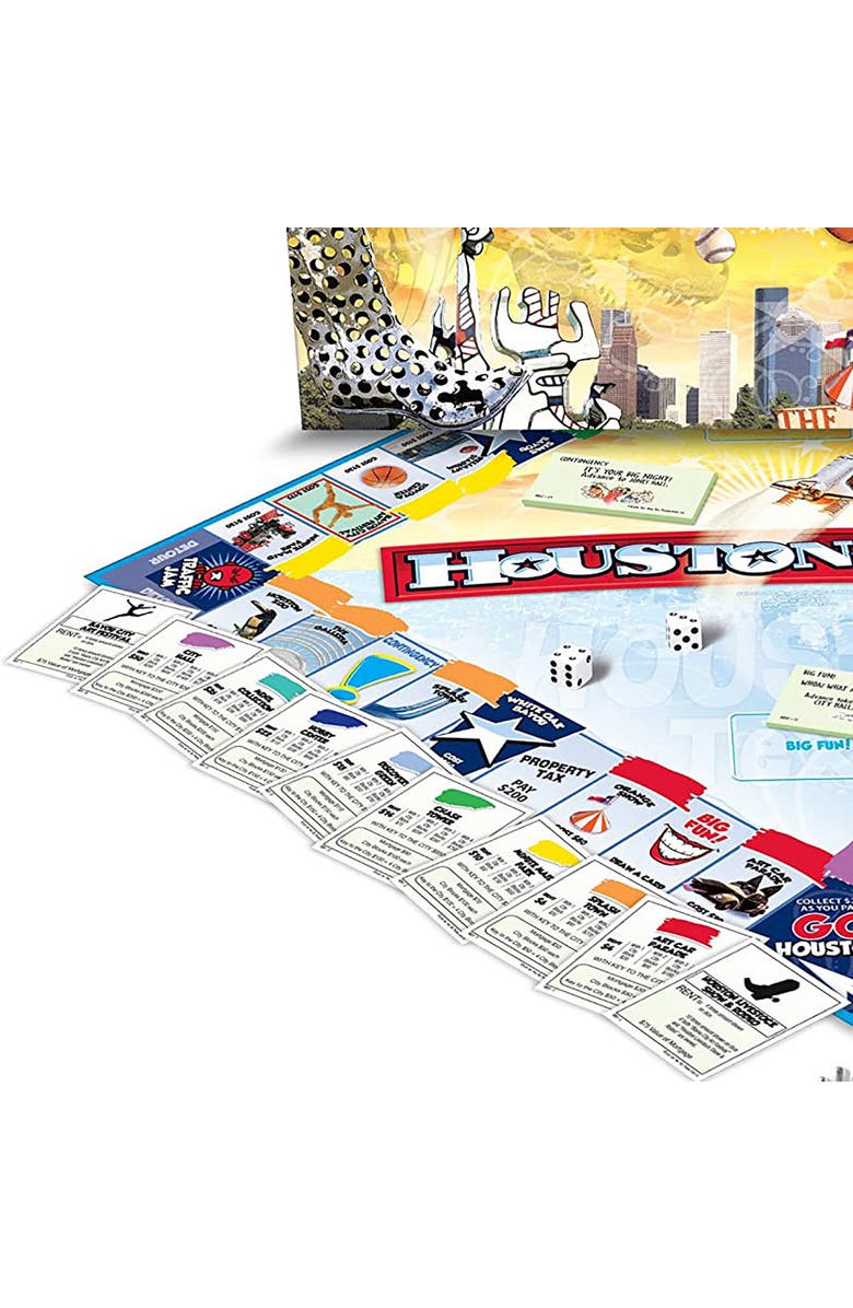 Late for the Sky Houstonopoly Monopoly Board Game, Alternate, color, Multicolored