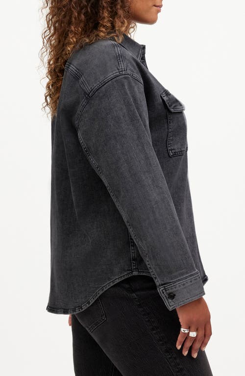 Madewell Stretch Denim Button-up Shirt In Chamberlain Wash