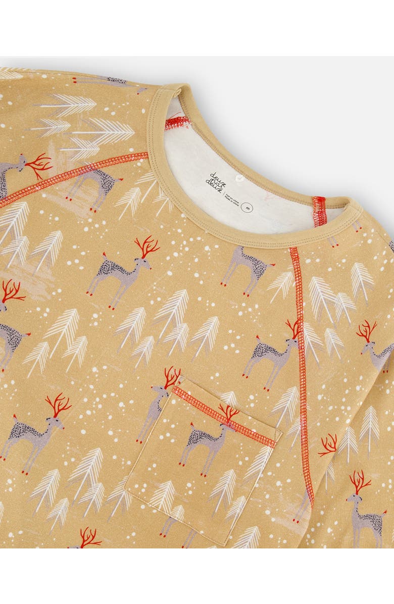 Deux par Deux Men's Two Piece Family Christmas Pajama Set, Alternate, color,