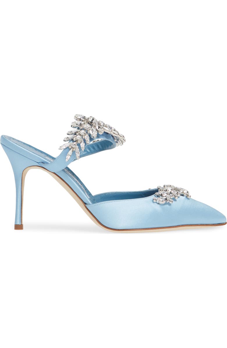 Manolo Blahnik Lurum Jewel Mule, Alternate, color,
