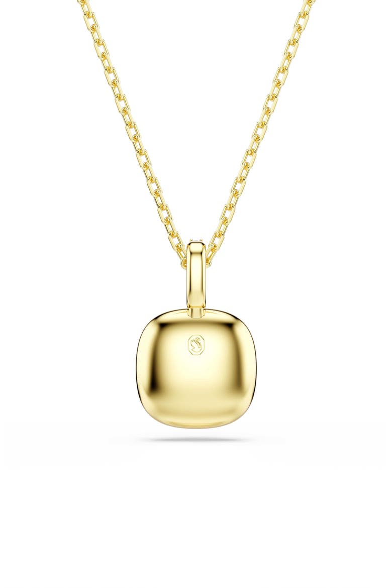 Una Cushion Crystal Pendant Necklace, Alternate, color, WHITE CRYSTAL