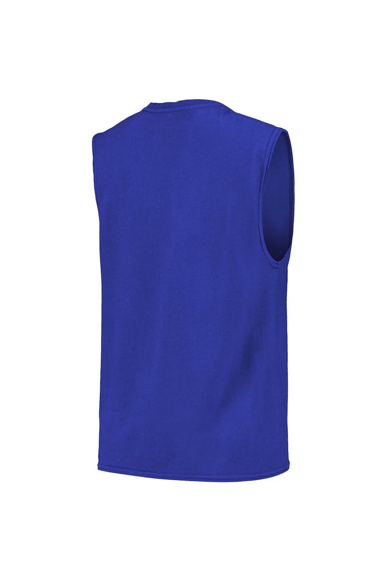Men's Majestic Threads Royal Chicago Cubs Softhand Muscle Tank Top, Alternate, color, Royal