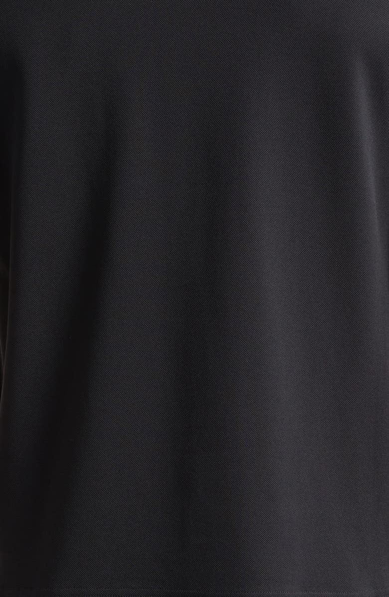 Moncler Grenoble Logo Patch Piqué Polo, Alternate, color, Black