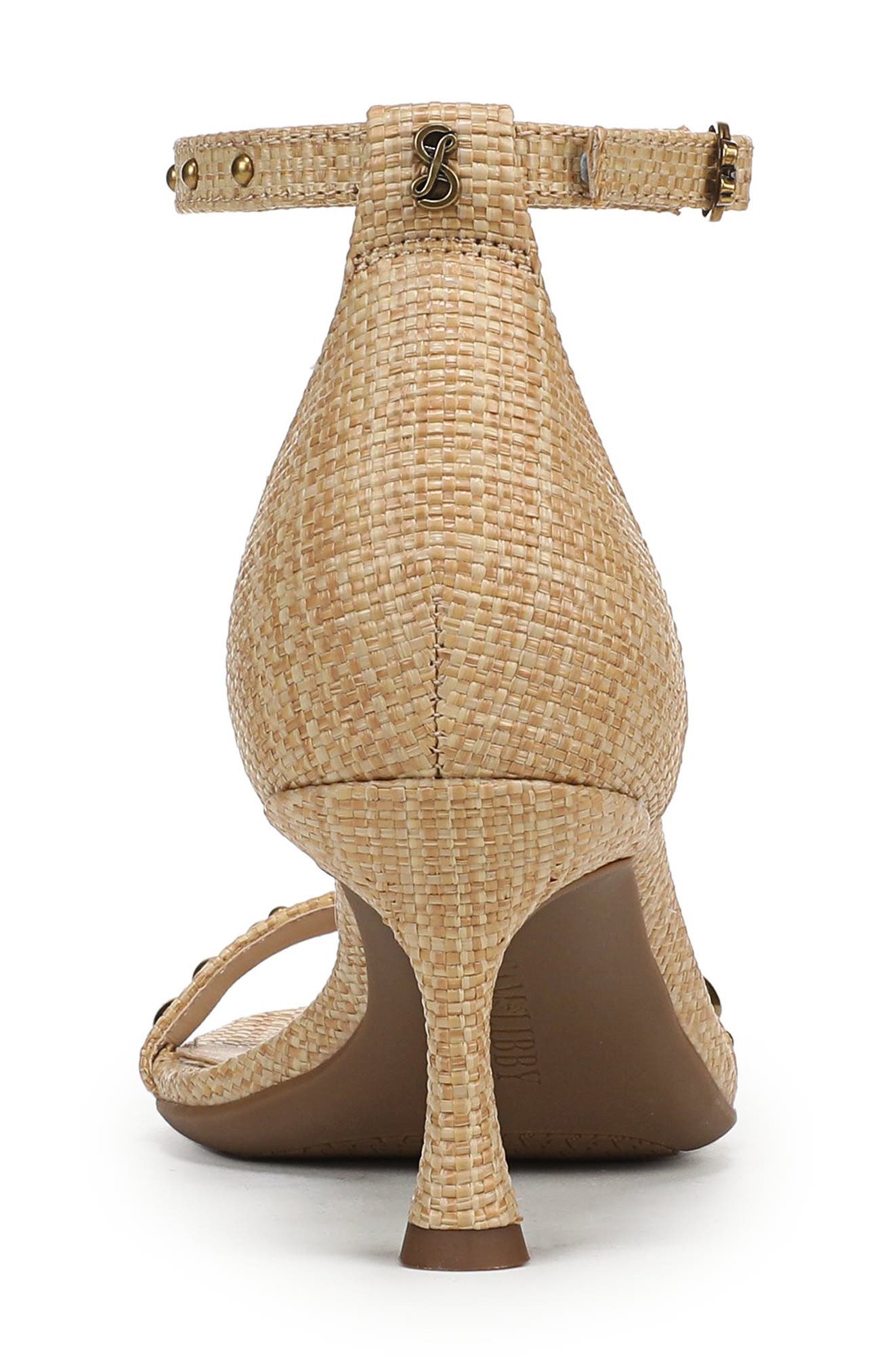 Jasmina Faux Leather Ankle Strap Sandal, Alternate, color, TAN MULTI